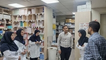بازدید رئیس و سرپرست مدیریت بیمارستان امام خمینی (ره) از داروخانه؛ گامی دیگر در راستای تضمین ایمنی بیماران
