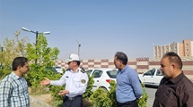 «بررسی مشکلات ترافیکی بیمارستان امام خمینی (ره) آباده»