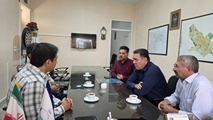 نشست مشترک مدیر بیمارستان حضرت امام خمینی (ره) با رئیس اداره آبفا شهرستان آباده