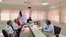 دیدار سرپرست بیمارستان امام خمینی (ره) آباده با مسئولان اورژانس پیش‌بیمارستانی و پایگاه اورژانس هوایی